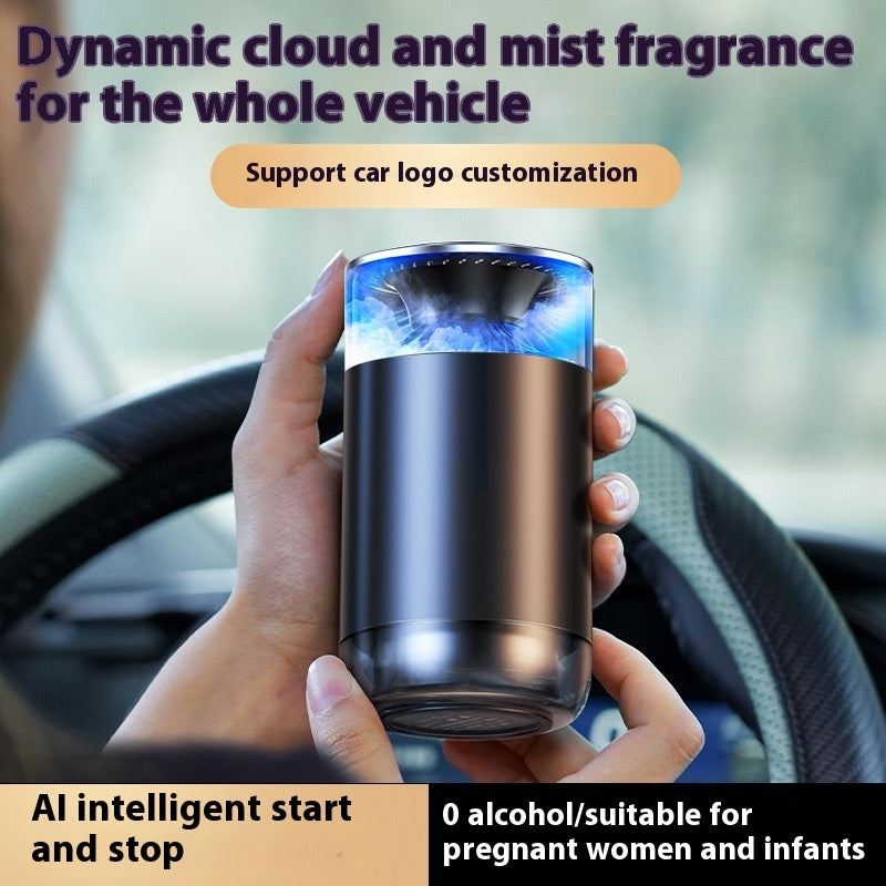 Atmospheric Galaxy Car Humidifier – Ultrasonic Smart Scent Diffuser