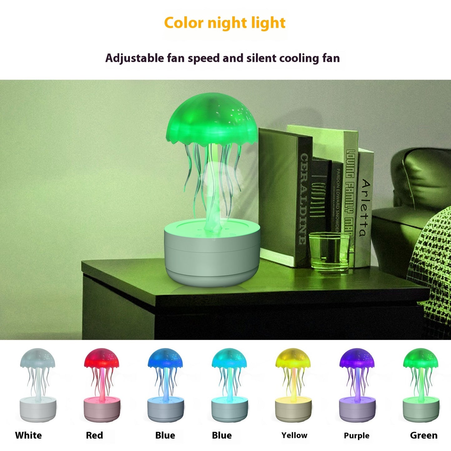 Deep Sea Jellyfish Mist Maker – Smart Scent Diffuser with Heavy Fog Mode