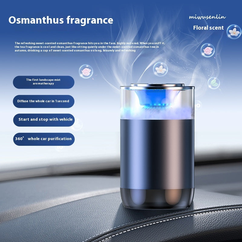 Atmospheric Galaxy Car Humidifier – Ultrasonic Smart Scent Diffuser