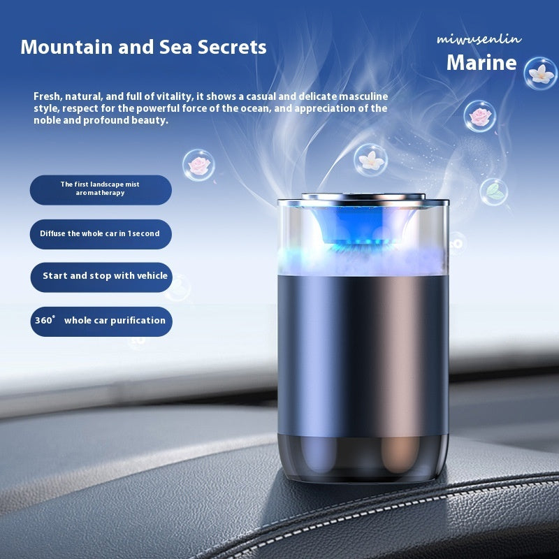 Atmospheric Galaxy Car Humidifier – Ultrasonic Smart Scent Diffuser
