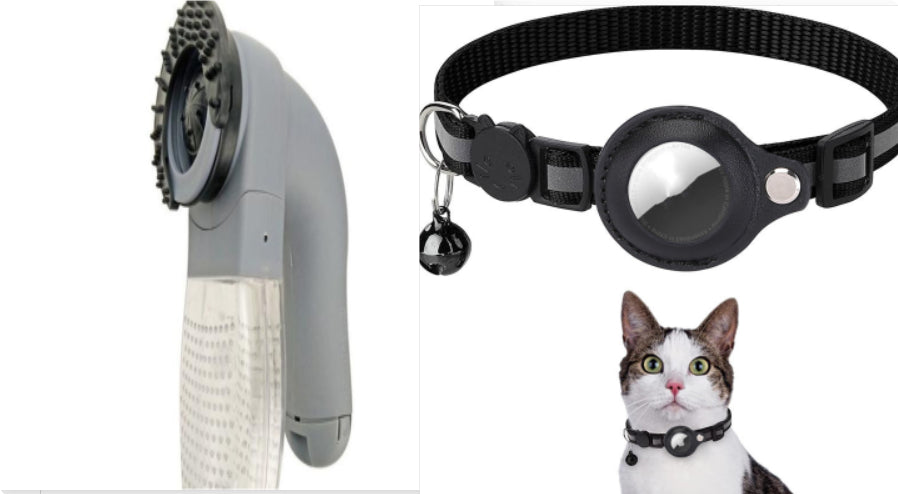 Secure-Fit Reflective AirTag Pet Collar – Waterproof Tracking Holder for Cats & Dogs